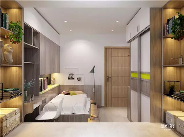 2017經(jīng)典臥室裝修案例 德維爾商城定制家具（圖）_4