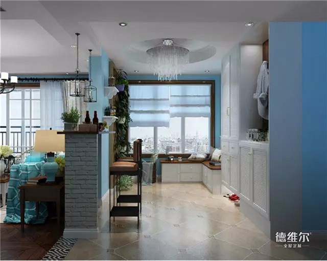 三款大熱的玄關(guān)定制案例！德維爾商城定制家具（圖）_2