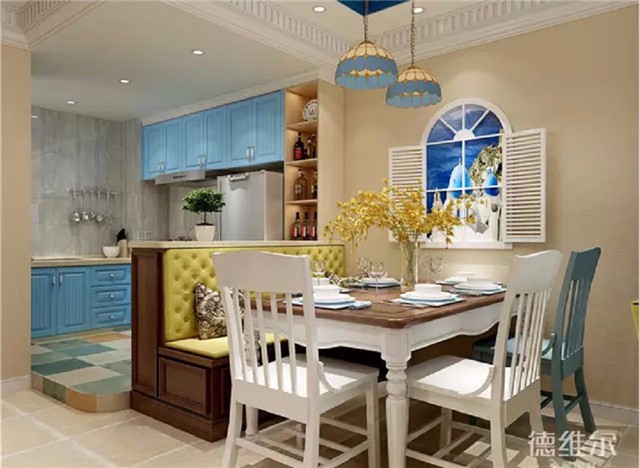 餐廳這樣裝，每天都是情人節(jié)！全屋定制德維爾商城（圖）_1