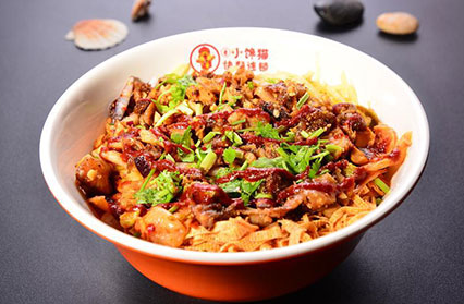 小饞貓烤肉拌飯加盟多少錢(qián)（圖）_3