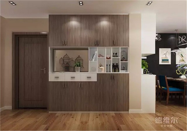 9款當(dāng)紅的玄關(guān)柜設(shè)計【德維爾商城定制家具】（圖）_2