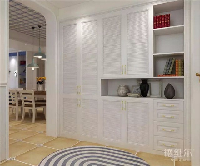 9款當(dāng)紅的玄關(guān)柜設(shè)計【德維爾商城定制家具】（圖）_3