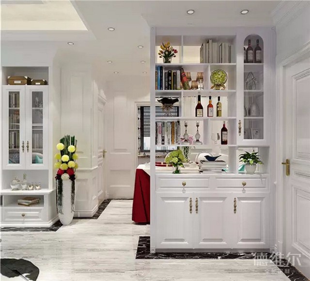 9款當(dāng)紅的玄關(guān)柜設(shè)計【德維爾商城定制家具】（圖）_4