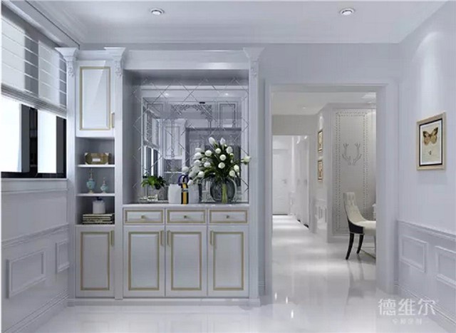 9款當(dāng)紅的玄關(guān)柜設(shè)計【德維爾商城定制家具】（圖）_5