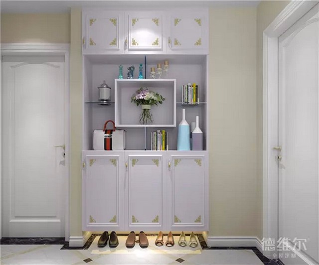9款當(dāng)紅的玄關(guān)柜設(shè)計【德維爾商城定制家具】（圖）_6
