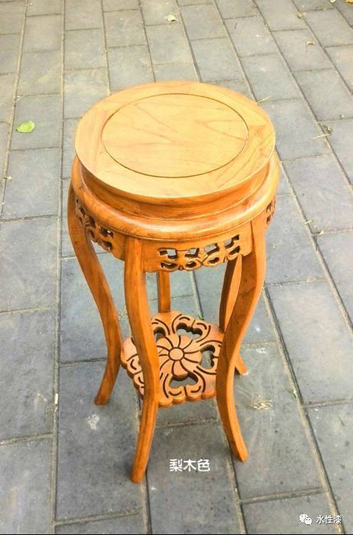 實(shí)木家具水性漆與油種擦色的使用效果（圖）_4