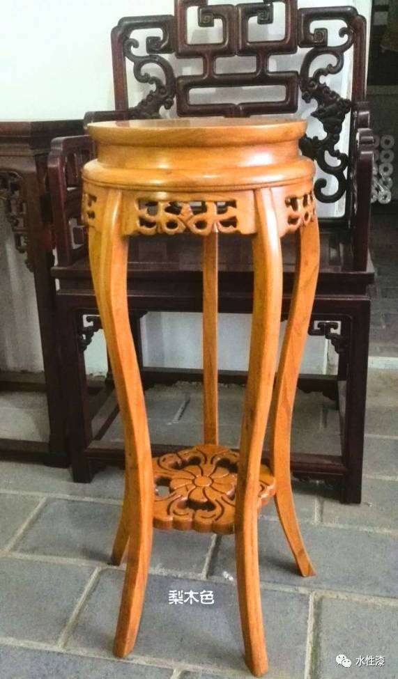 實(shí)木家具水性漆與油種擦色的使用效果（圖）_7