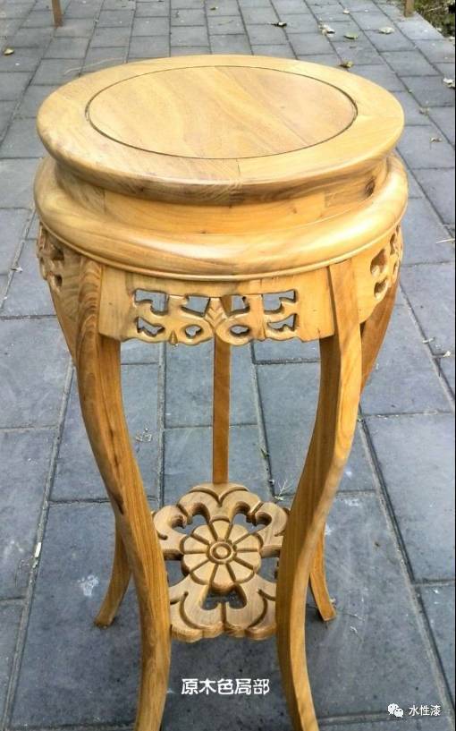 實(shí)木家具水性漆與油種擦色的使用效果（圖）_10