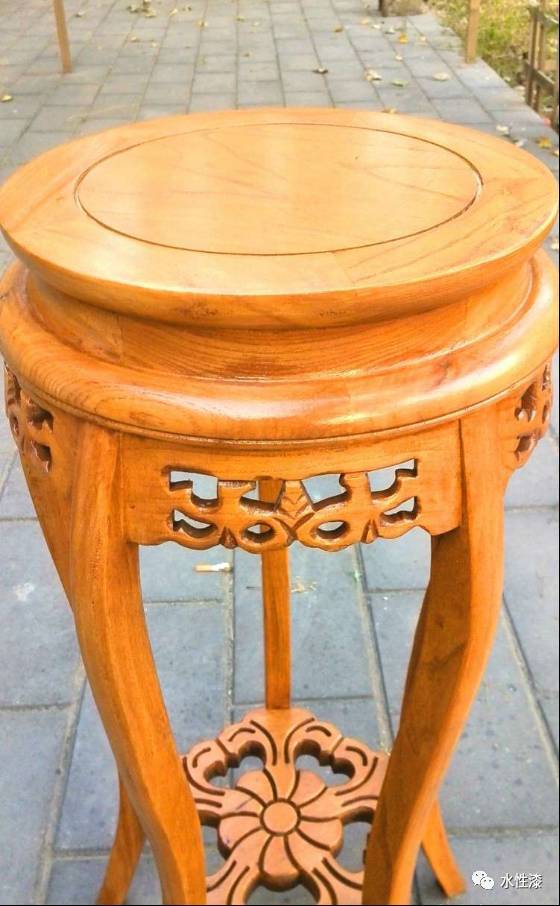 實(shí)木家具水性漆與油種擦色的使用效果（圖）_11