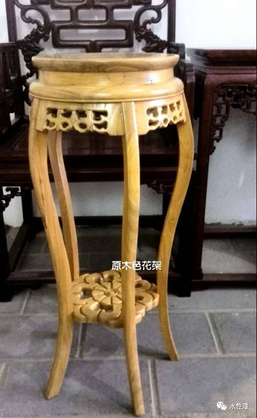 實(shí)木家具水性漆與油種擦色的使用效果（圖）_12