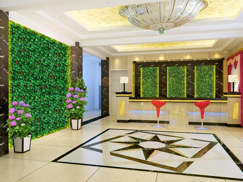 深圳仿真植物墻公司_1