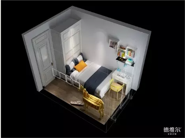 絕妙動(dòng)畫配色兒童房定制方案！德維爾商城定制家具（圖）_7