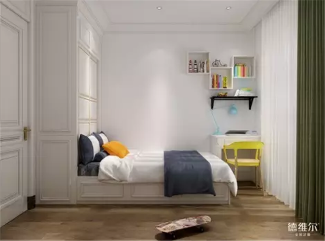 絕妙動(dòng)畫配色兒童房定制方案！德維爾商城定制家具（圖）_8