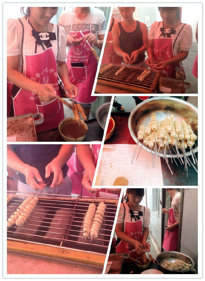 湖南哪里有特色小吃技術學烤面筋(圖)_3