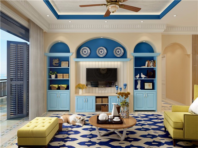 三招教你打造地中海風格家居 德維爾商城定制家具（圖）_2