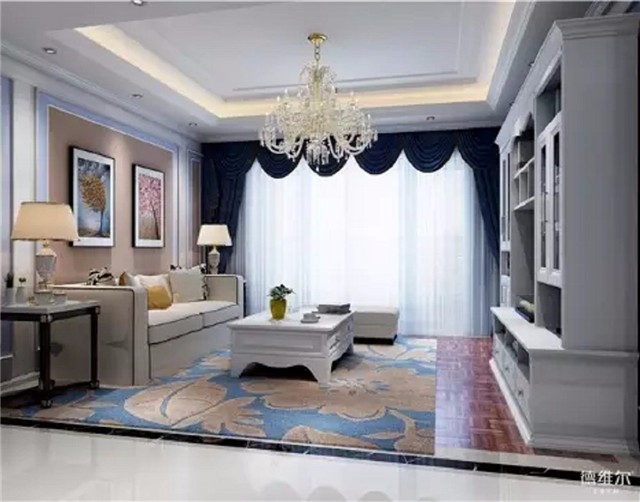 百搭不出錯(cuò)的客廳配色推薦！德維爾商城定制家具（圖）_4