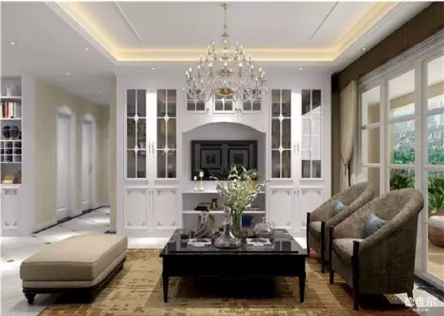 百搭不出錯(cuò)的客廳配色推薦！德維爾商城定制家具（圖）_6