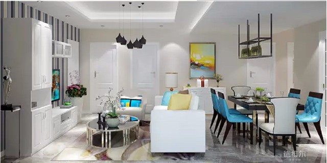 87㎡現(xiàn)代四房一廳裝修案例！全屋定制德維爾商城（圖）_3