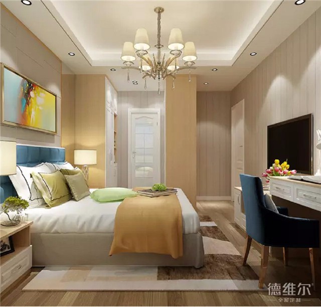 87㎡現(xiàn)代四房一廳裝修案例！全屋定制德維爾商城（圖）_6