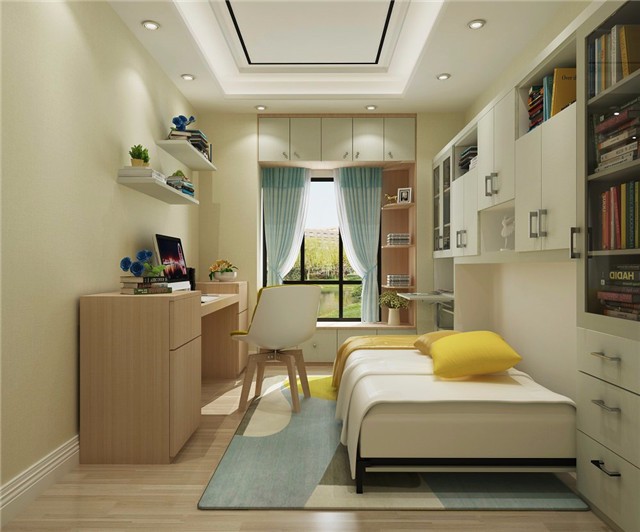 3步搞定10㎡書房裝修，【德維爾商城定制家具】（圖）_5