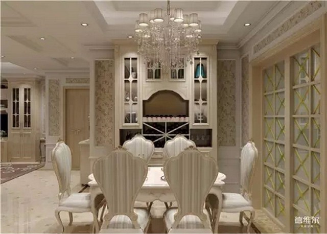 三套輕奢歐美風餐廳配色秘籍 德維爾商城定制家具（圖）_5