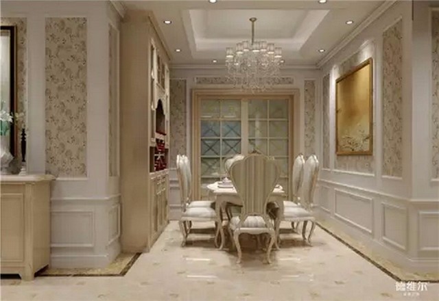 三套輕奢歐美風餐廳配色秘籍 德維爾商城定制家具（圖）_6