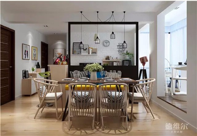 德維爾商城：81㎡三房一廳現(xiàn)代風(fēng)全屋定制家具案例（圖）_5