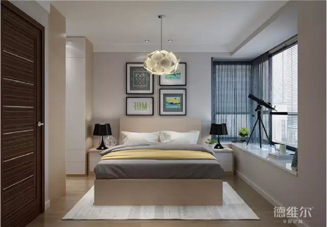 德維爾商城：81㎡三房一廳現(xiàn)代風(fēng)全屋定制家具案例（圖）_6