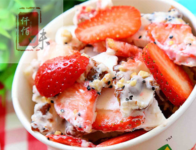 仟佰味炒酸奶加盟免費學習炒酸奶技術供應炒酸奶設備炒酸奶一份賣多少錢_1