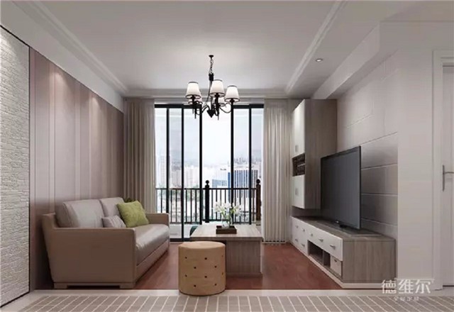 68㎡三房一廳全屋定制裝修案例 德維爾商城（圖）_5
