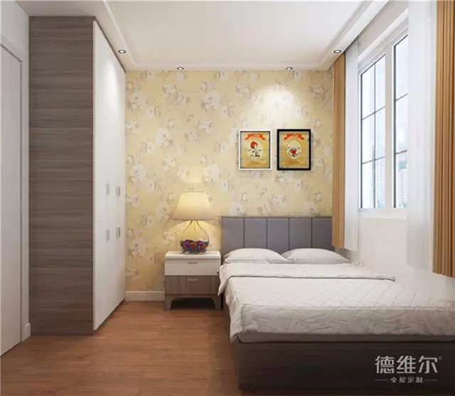68㎡三房一廳全屋定制裝修案例 德維爾商城（圖）_7