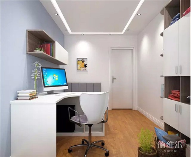 68㎡三房一廳全屋定制裝修案例 德維爾商城（圖）_8