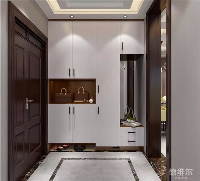 60㎡二房二廳現(xiàn)代風(fēng)裝修案例 全屋定制德維爾商城（圖）_2