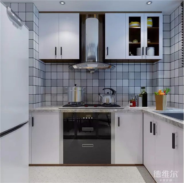 60㎡二房二廳現(xiàn)代風(fēng)裝修案例 全屋定制德維爾商城（圖）_8