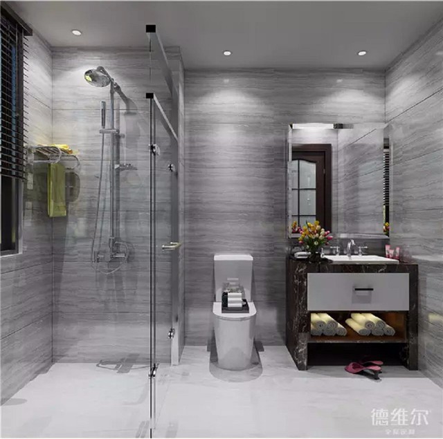 60㎡二房二廳現(xiàn)代風(fēng)裝修案例 全屋定制德維爾商城（圖）_9