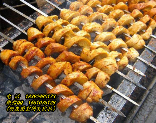 街邊小吃技術(shù)培訓 烤面筋鐵板魷魚做法培訓學習_1