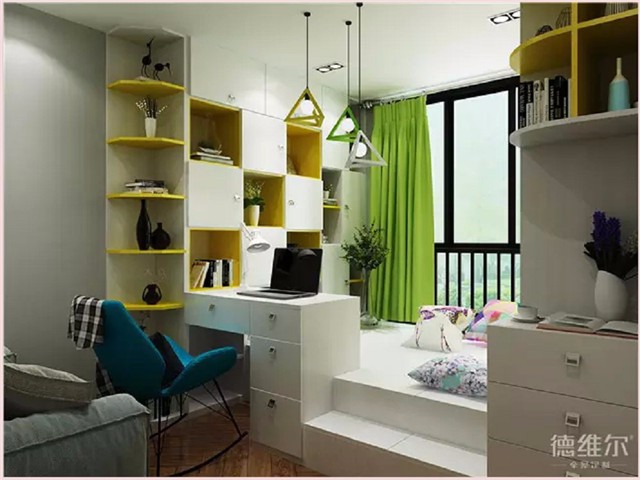 三類榻榻米hold住大、小戶型！德維爾商城定制家具（圖）_5