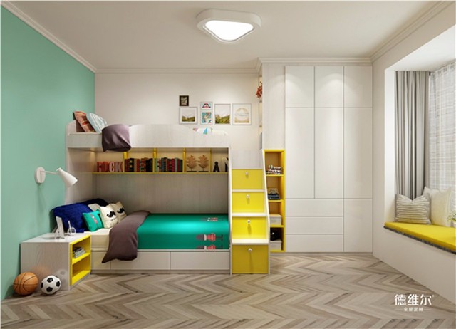 全屋定制德維爾商城：兒童房收納有妙招！（圖）_4