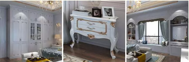 法式藍白配色臥室定制重點！德維爾商城定制家具（圖）_2