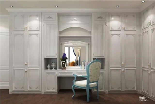 法式藍白配色臥室定制重點！德維爾商城定制家具（圖）_5