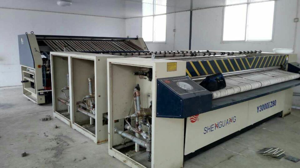 太原二手單棍電加熱燙平機(jī).二手三輥燙平機(jī)出售（圖）_1