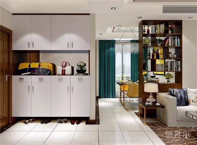 75㎡現(xiàn)代風(fēng)全屋定制案例 德維爾商城（圖）_2