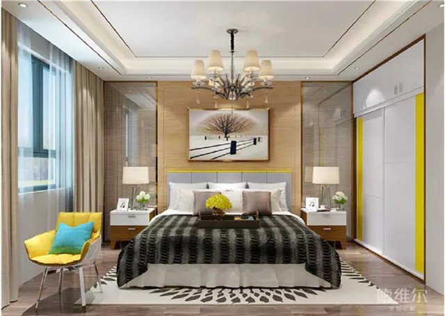 75㎡現(xiàn)代風(fēng)全屋定制案例 德維爾商城(圖)_5