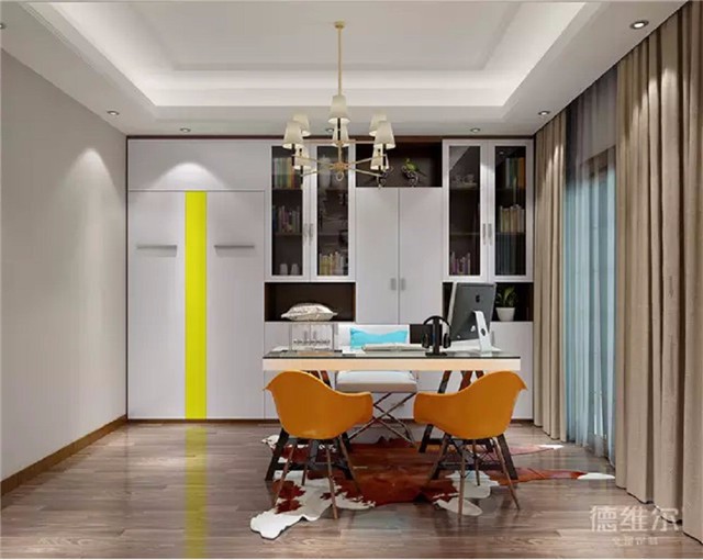 75㎡現(xiàn)代風(fēng)全屋定制案例 德維爾商城(圖)_7