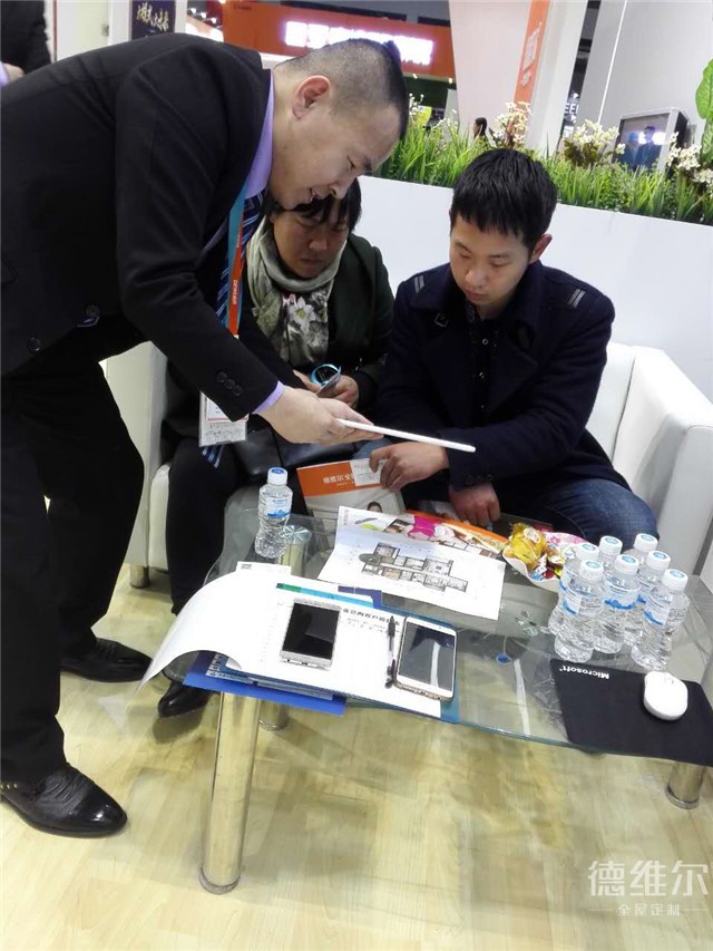 2017年上海建博會首日，德維爾旗開得勝，紅紅火火~（圖）_12
