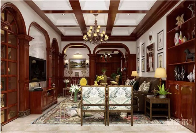 美式風(fēng)格裝修必看的軟裝搭配技巧 德維爾商城定制家具（圖）_1