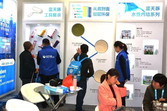 藍(lán)天豚硅藻泥“墻”勢(shì)來襲，引爆2017上海建博會(huì)（圖）_8