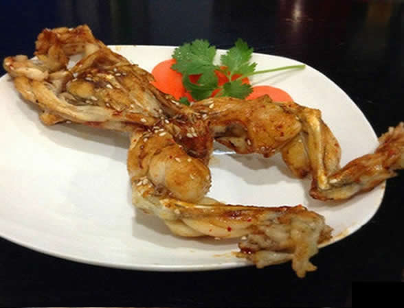 廣州哪里有烤牛蛙技術(shù)學(xué)  烤牛蛙學(xué)費(fèi)多少（圖）_1