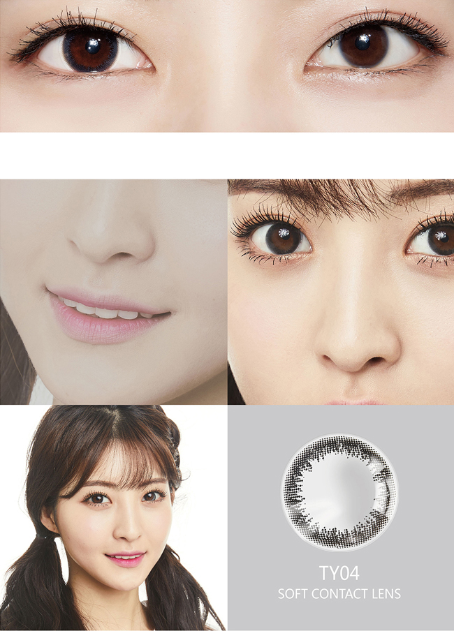 你眼里的花開(kāi)了，米歐米彩色隱形眼鏡TY04點(diǎn)睛黑（圖）_3