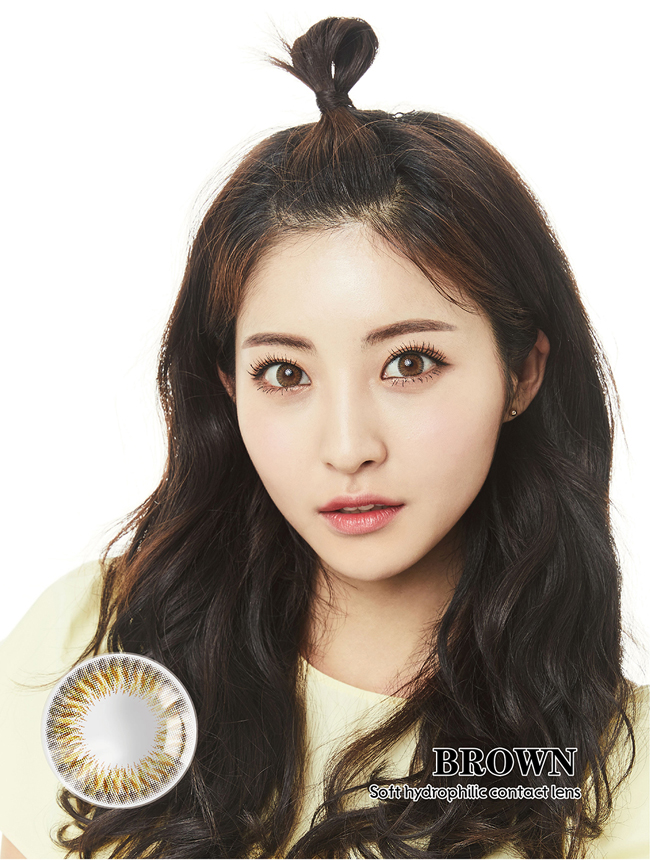米歐米萌幻棕彩色隱形眼鏡，讓你的眼眸如花（圖）_1
